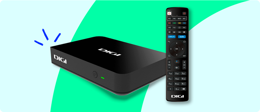 Más ventajas de DIGI TV