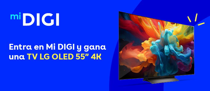 ENTRA EN MI DIGI Y GANA UNA TV LG OLED 55” 4K